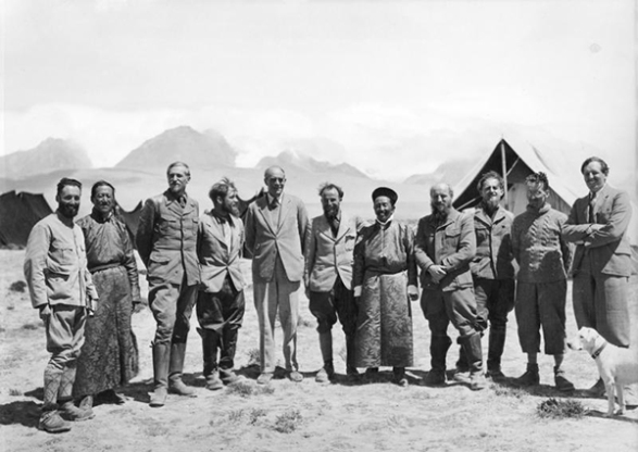 Tibetexpedition, Expedition zu Gast bei Gould